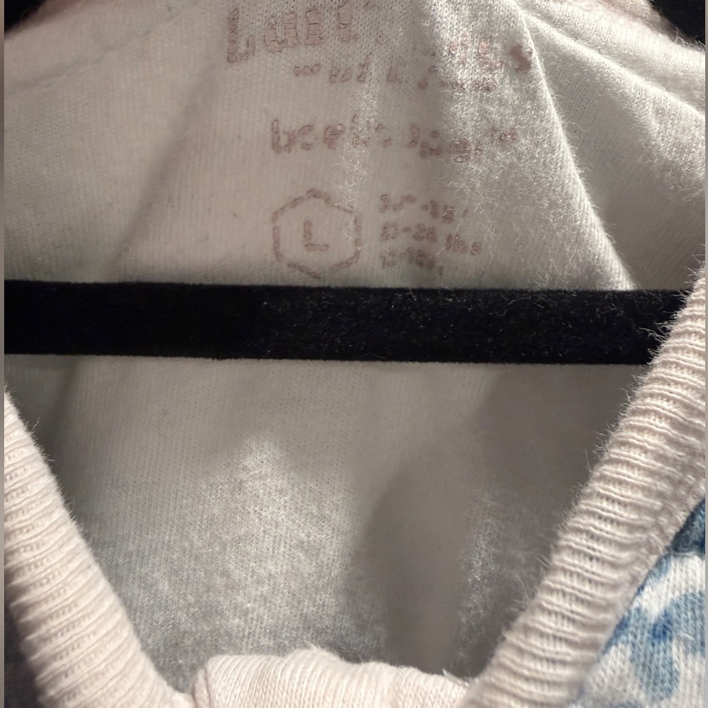 Burt’s Bees Baby Floral Sleep Sack Size L Organic Cotton Zip Wearable Blanket - Picture 7 of 7